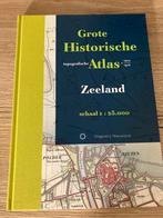 Historische Atlas Zeeland - Topografische Kaarten, Overige atlassen, Ophalen of Verzenden, Zo goed als nieuw, 1800 tot 2000