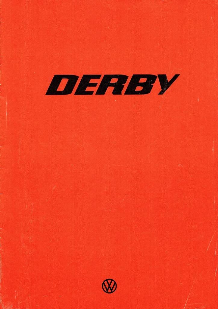 Folder Volkswagen Derby (1976), Boeken, Auto's | Folders en Tijdschriften, Gelezen, Volkswagen, Verzenden