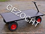 GEZOCHT: Trekkar / Handkar / Bolderkar, Ophalen, Gebruikt, Bagagekar, 80 kg of meer