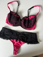 Lingeriesetje Hunkemöller private collection (75D/S), Hunkemöller, Ophalen of Verzenden, Zwart, Setje