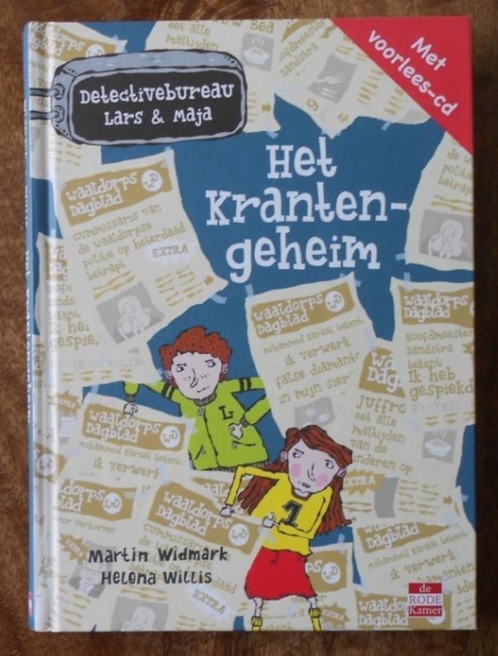 Detectivebureau Lars & Maja : Het krantengeheim ( + CD ), Boeken, Kinderboeken | Jeugd | onder 10 jaar, Zo goed als nieuw, Fictie algemeen