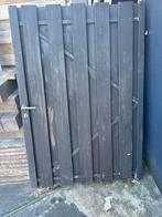 tuindeur - Zwart met slot, Tuin en Terras, Ophalen, Gebruikt, 100 tot 150 cm, Looppoort