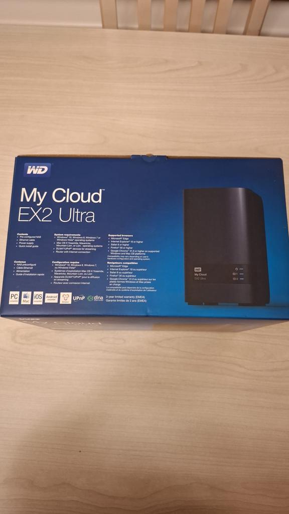 WD My Cloud EX2 Ultra NAS, Computers en Software, NAS, Gebruikt, Ophalen of Verzenden