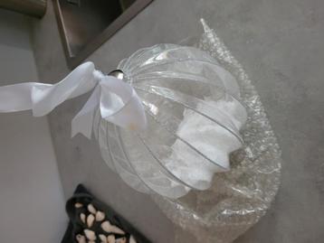 5 Grote glazen Kerstballen te koop! beschikbaar voor biedingen