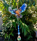 Hanger Vogel met Kristallen, 10 cm of meer, Overige materialen, Met strass, Blauw