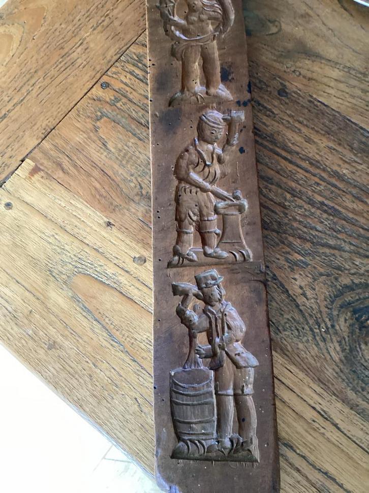 Antieke Speculaasplank met Figuren, Antiek en Kunst, Antiek | Overige Antiek, Ophalen of Verzenden