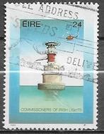 IERLAND 24p. zegel 200 jaar Ierse Vuurtorens 1986, Ophalen of Verzenden, Ierland, Gestempeld