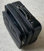 Vintage Claymore lederen trolley / reiskoffer / tas, 30 cm of meer, Gebruikt, Zwart, Minder dan 35 cm