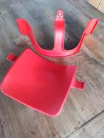 Stokke TripTrap zitting.kleur rood, Ophalen, Gebruikt, Meegroeistoel