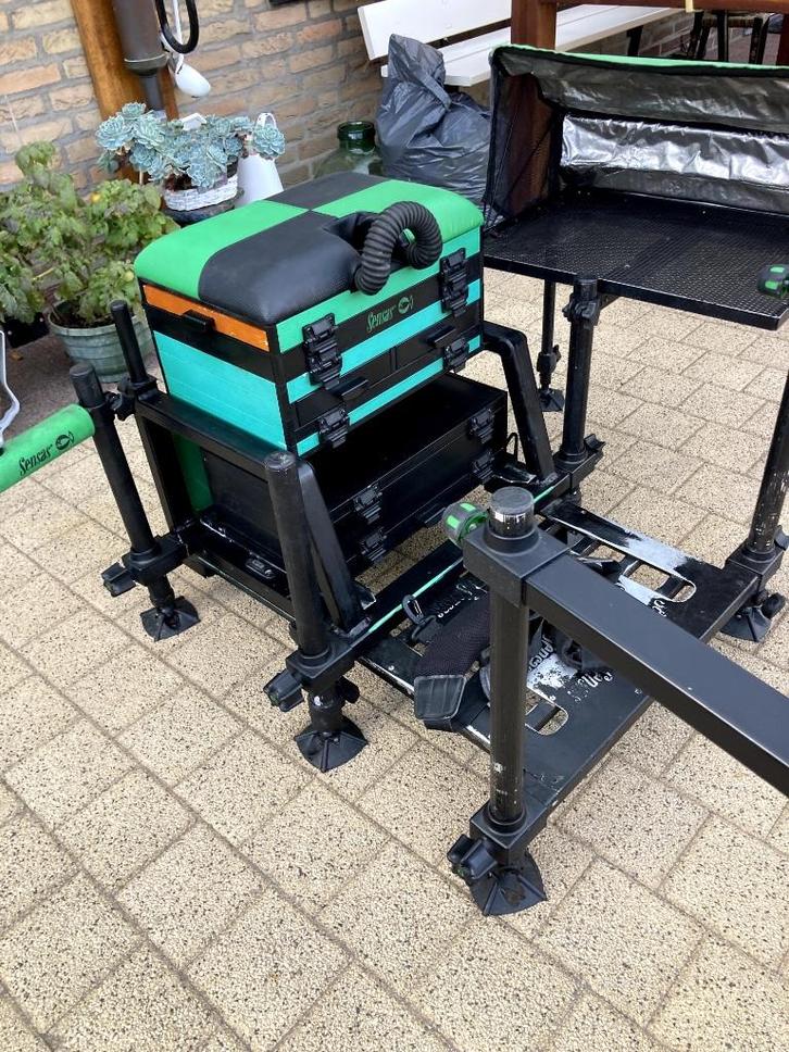 Te Koop mooie SENSAS KIST 36 mm poten., Watersport en Boten, Hengelsport | Witvissen, Gebruikt, Overige typen, Ophalen