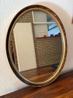 Ovale Spiegel met Gouden Rand, Ophalen, 100 tot 150 cm, Zo goed als nieuw, Ovaal