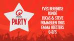4 kaarten tickets Q Music the party breda 4 oktober, Tickets en Kaartjes, Drie personen of meer