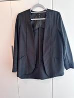 H&m dames zwarte lange blazer M 38 colbert, Kleding | Dames, Jasjes, Kostuums en Pakken, Maat 38/40 (M), H&M, Verzenden, Zwart