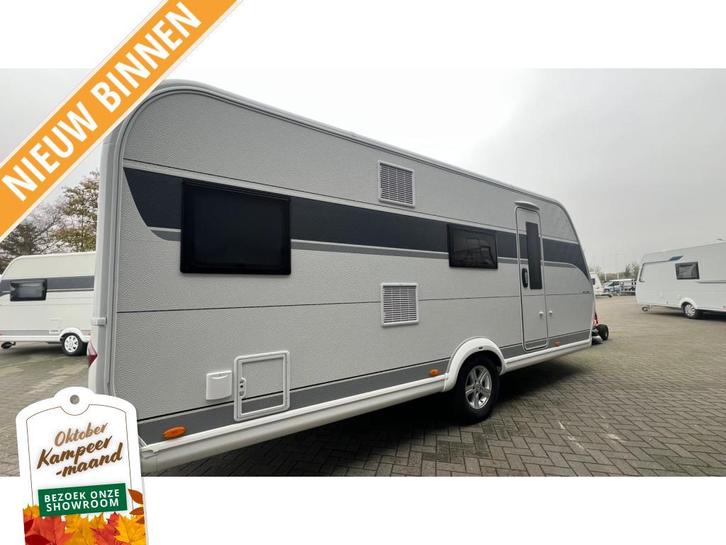 Hobby De Luxe 545 KMF 2000 KG as, Caravans en Kamperen, Caravans, Bedrijf, tot en met 4, Treinzit, Hobby, Frans bed, Overige typen
