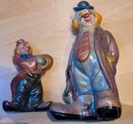 Handgeschilderde clown spaarpot, Verzamelen, Beelden en Beeldjes, Ophalen of Verzenden, Zo goed als nieuw