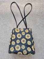 Puccini schoudertas zwart met gele bloemen van stof, Sieraden, Tassen en Uiterlijk, Tassen | Damestassen, Ophalen of Verzenden