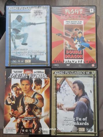 Kung Fu Klassiekers DVD Collectie - 4 Films beschikbaar voor biedingen