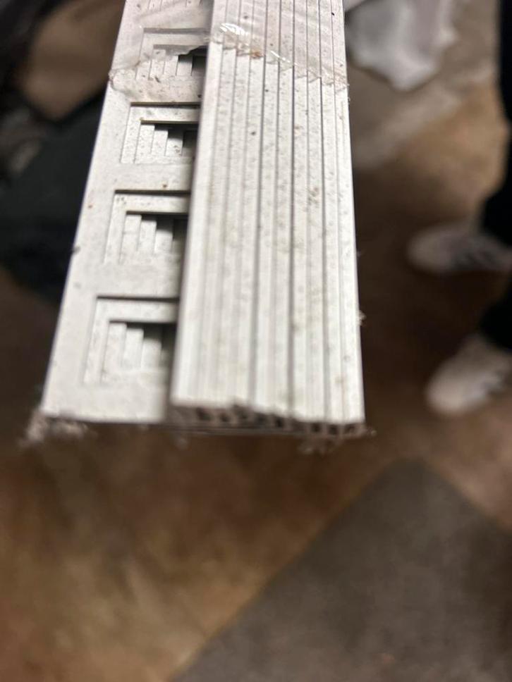 Tegelstrip Zilver 8mm - 2.57m 10 stuks, Doe-het-zelf en Verbouw, Tegels, Nieuw, Ophalen of Verzenden