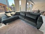 Zo goed als nieuwe bank! 3mndn op gezeten!Donker Groen Suède, Ophalen, Zo goed als nieuw