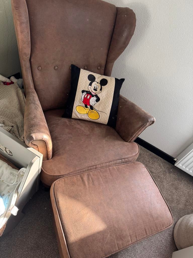 Ikea stoel bruin, Ophalen, Eenpersoons, 75 tot 100 cm, Zo goed als nieuw