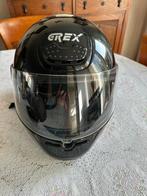 Zwarte intergraal helm., Motoren, Overige merken, Heren, Ophalen of Verzenden, Tweedehands