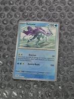 Pokéball Suicune 024/131 Prismatic Evolutions PRE Scarlet, Ophalen of Verzenden, Zo goed als nieuw, Losse kaart, Foil