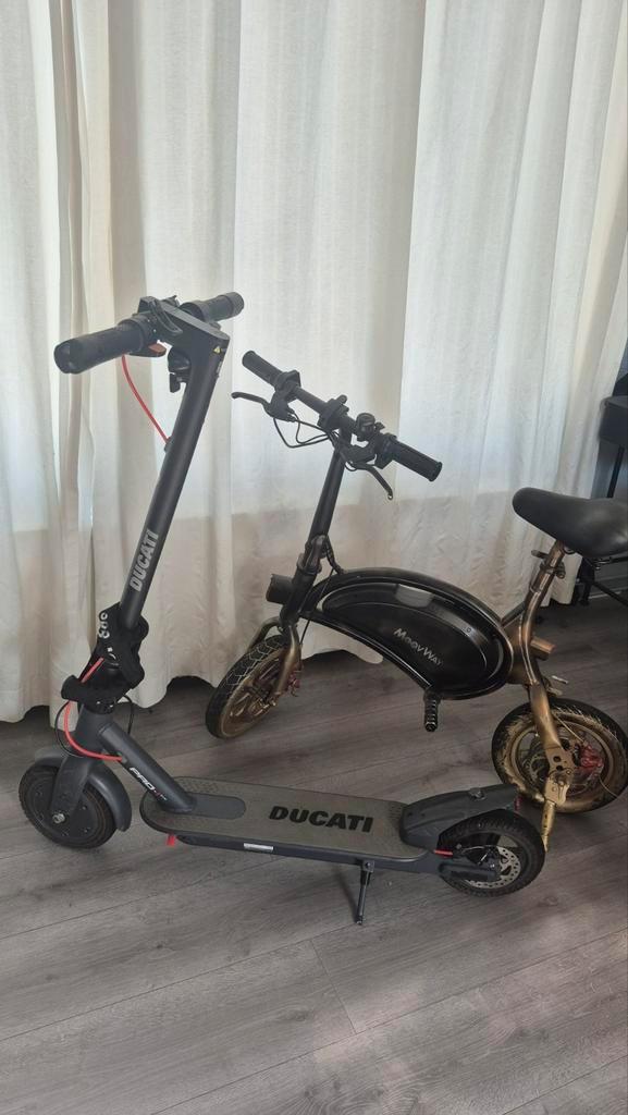 Combi elektrische step ducati + elektrische fiets Moovway, Fietsen en Brommers, Steps, Ophalen