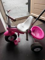 Peuterfietsje met duwstang - roze, Ophalen, Gebruikt, Duwstang