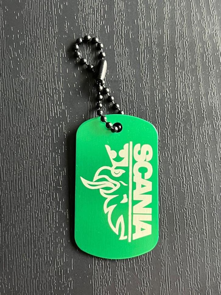 Scania sleutelhanger metaal Groen vrachtwagen trucker truck, Verzamelen, Sleutelhangers, Nieuw, Merk, Ophalen of Verzenden