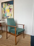 Jaren 60 retro fauteuil, Huis en Inrichting, Fauteuils, Ophalen, Zo goed als nieuw, 75 tot 100 cm, Stof