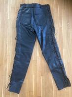 Vintage lederen broek, Kleding | Dames, Ophalen, Zwart, Maat 42/44 (L), Zo goed als nieuw
