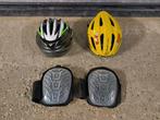 Fietshelmen Limar & Dunlop + kniebeschermers, Limar, Dunlop, Gebruikt, Ophalen of Verzenden, L
