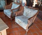 Twee Antieke Fauteuils, stoelen, stoel, Fauteuil., Antiek en Kunst, Ophalen