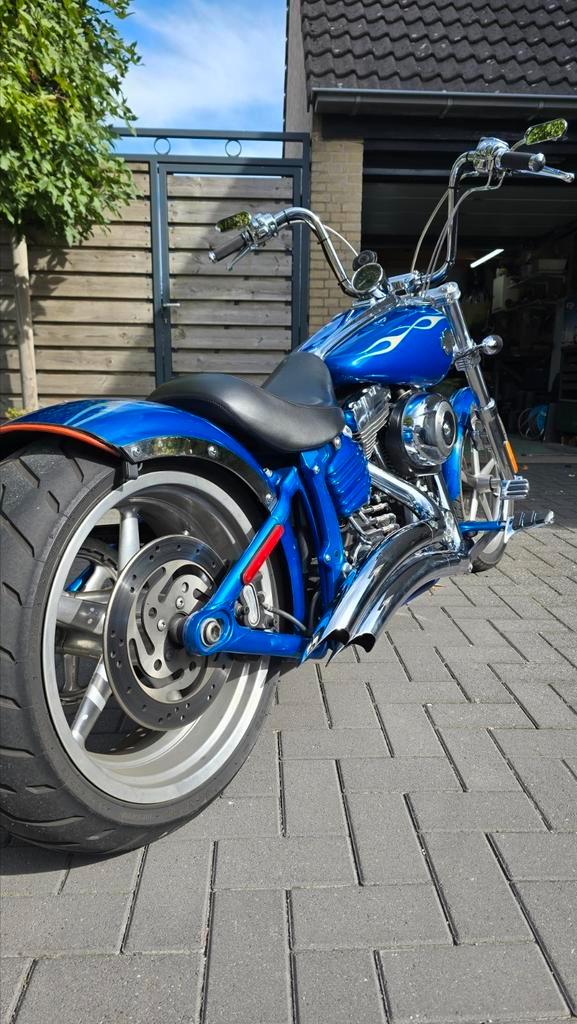 Prachtige Harley Davidson Rocker C weinig km's, Motoren, Motoren | Harley-Davidson, Particulier, Chopper, 2 cilinders, Ophalen