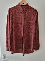 COSTES BASIC TERRA/ZWARTE BLOUSE MET PANTERPRINT MAAT L, Kleding | Dames, Maat 38/40 (M), Nieuw, Ophalen of Verzenden, Costes