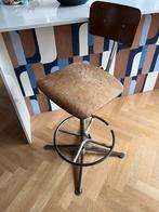 Friso Kramer Architektenstoel - Industrieel Design, Huis en Inrichting, Stoelen, Ophalen, Gebruikt, Hout, Eén