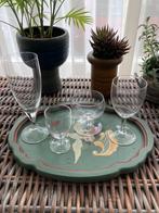 Sherry, jenever, advocaat, wijn glazen jaren 60., Antiek en Kunst, Antiek | Glas en Kristal, Ophalen