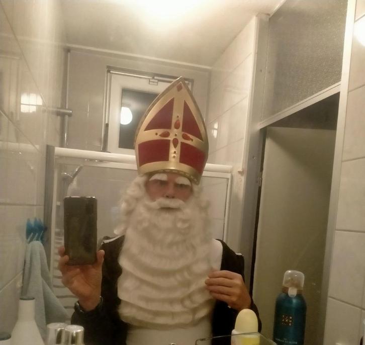 Sint baardstel nieuw in de doos, Diversen, Sinterklaas, Nieuw, Ophalen of Verzenden