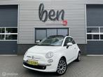 Fiat 500 C 1.2 Lounge Cabrio Airco TOPSTAAT!, Euro 5, Gebruikt, 4 cilinders, Wit