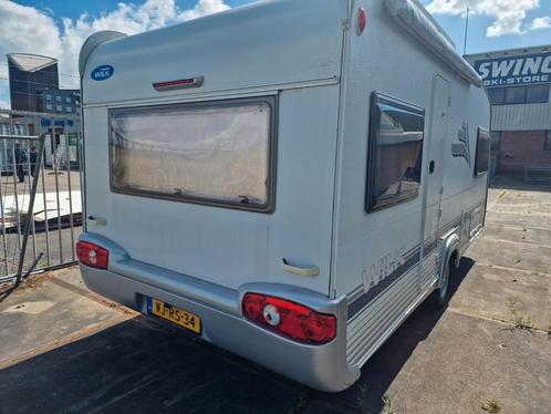 Wilk S4 470 Deluxe met luifel en nieuwe voortent, Caravans en Kamperen, Caravans, Particulier, tot en met 4, 1000 - 1250 kg, Rondzit
