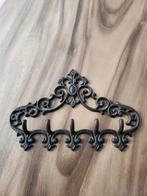 Metalen Wandkapstok - 5 Haken - Decoratief, Ophalen, Wandhaken, Zo goed als nieuw, Minder dan 100 cm