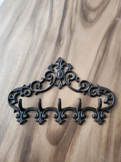 Metalen Wandkapstok - 5 Haken - Decoratief, Huis en Inrichting, Woonaccessoires | Kapstokken, Zo goed als nieuw, Wandhaken, Minder dan 100 cm