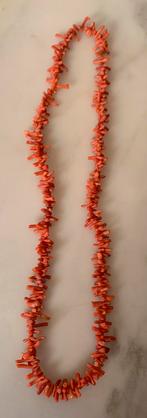 Bloedkoraal stokjes ketting, Ophalen of Verzenden, Overige materialen, Ketting
