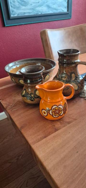 West Germany Keramiek Set - Vintage beschikbaar voor biedingen