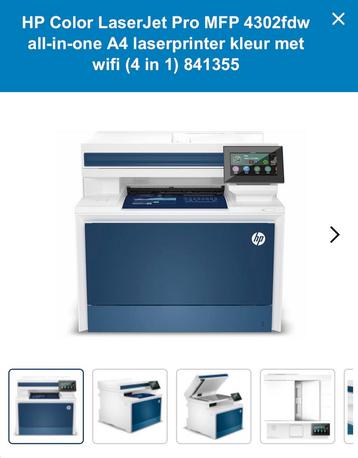 HP Color Laserjet MFP 4302 FDW Printer beschikbaar voor biedingen