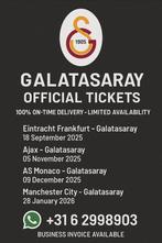 Ajax-Galatasaray

05-11-2025/ 21.00 Uitvak-kaarten & Vip, Tickets en Kaartjes, Drie personen of meer