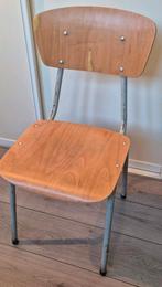 4 vintage schoolstoelen uit Breda., Antiek en Kunst, Ophalen