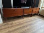 Vintage teak tv meubel lowboard kast Formule Multilux, Ophalen, Gebruikt, Teakhout, 200 cm of meer