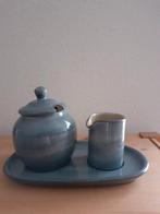 Volendams aardewerk blauw keramiek roomstel *eureka*, Antiek en Kunst, Ophalen of Verzenden