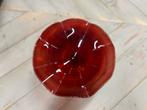 Handgeblazen Glazen Bonbonnière - Rood, Antiek en Kunst, Ophalen of Verzenden